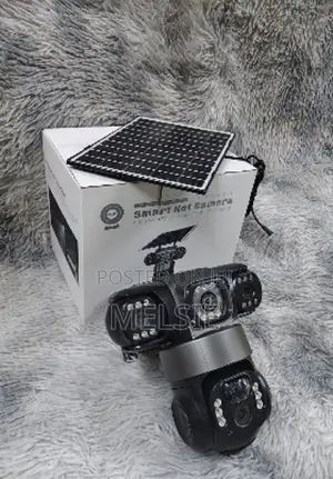Triple Lens 4g Solar PTZ Camera With Two Way Audio Latest Model