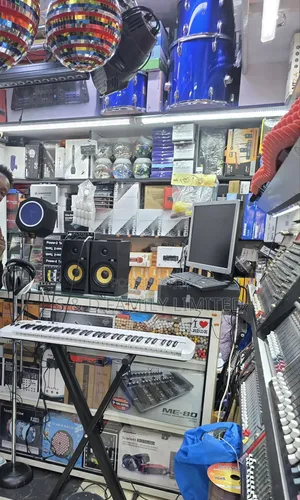 Recording Studio Set With Computer