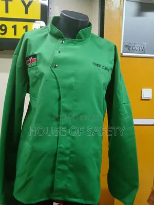 Kenya Green Chef Jacket