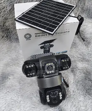 4g Triple Lense Solar PTZ Camera With Solar Triple Lens Camera