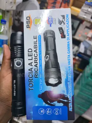 Zoomable Telescopic Tactical Led Torch Usb Rechargeable