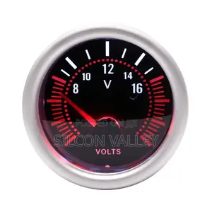 2'' 52mm Universal Smoke Lens Voltmeter 8-16v Voltage Gauge Car Meter