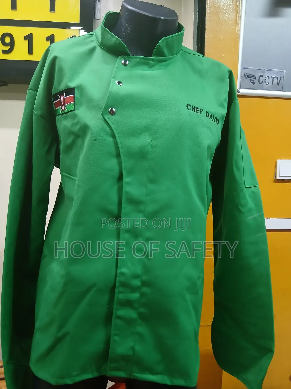 Two Ccolor Chef Jacket.