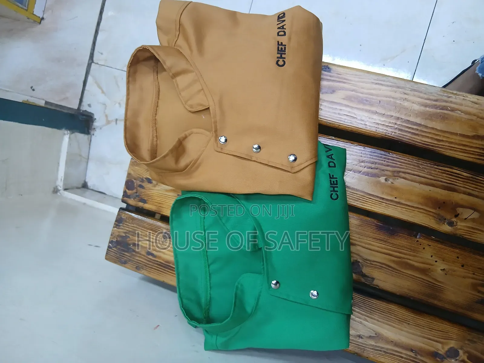 Two Ccolor Chef Jacket.