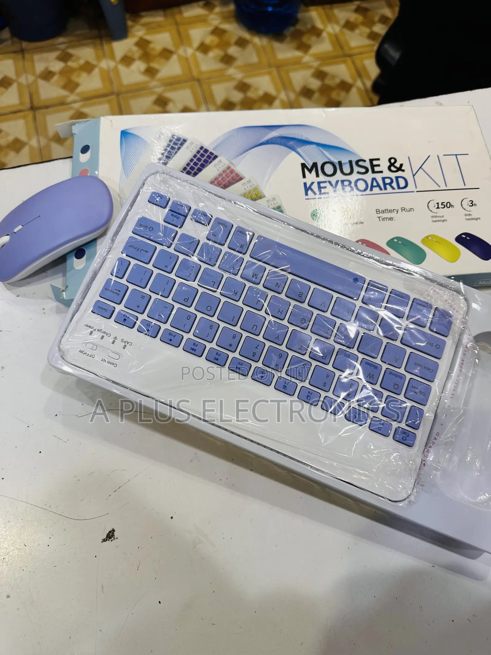Wireless Bluetooth Keyboard and Mouse Combo