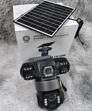 4g Sim Card Two-Way Audio Security Camera Solar Light Triple Lens