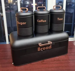 Galvanized Metallic Bread Bin