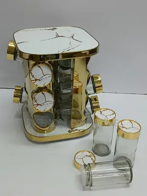 12 in 1 Rotating Marble Spice Rack