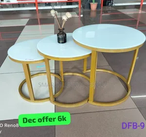 White 3 In 1 Executive Pure Marble Table At 8500