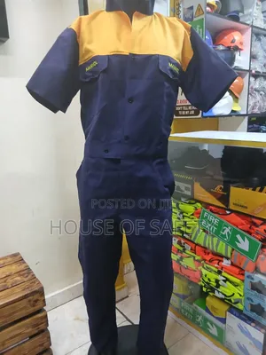Double Colour Plain Overall