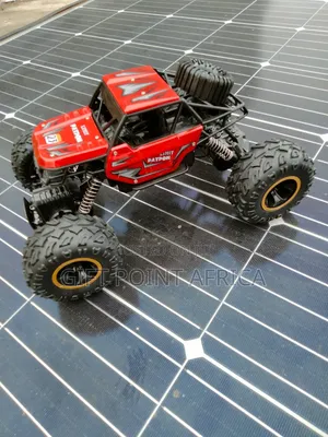 Remote Controlled Metallic Alloy Monster Truck With Recharge Battery