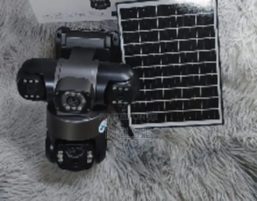 4g Solar Wireless Solar Powered Security Camera With Dual Lens