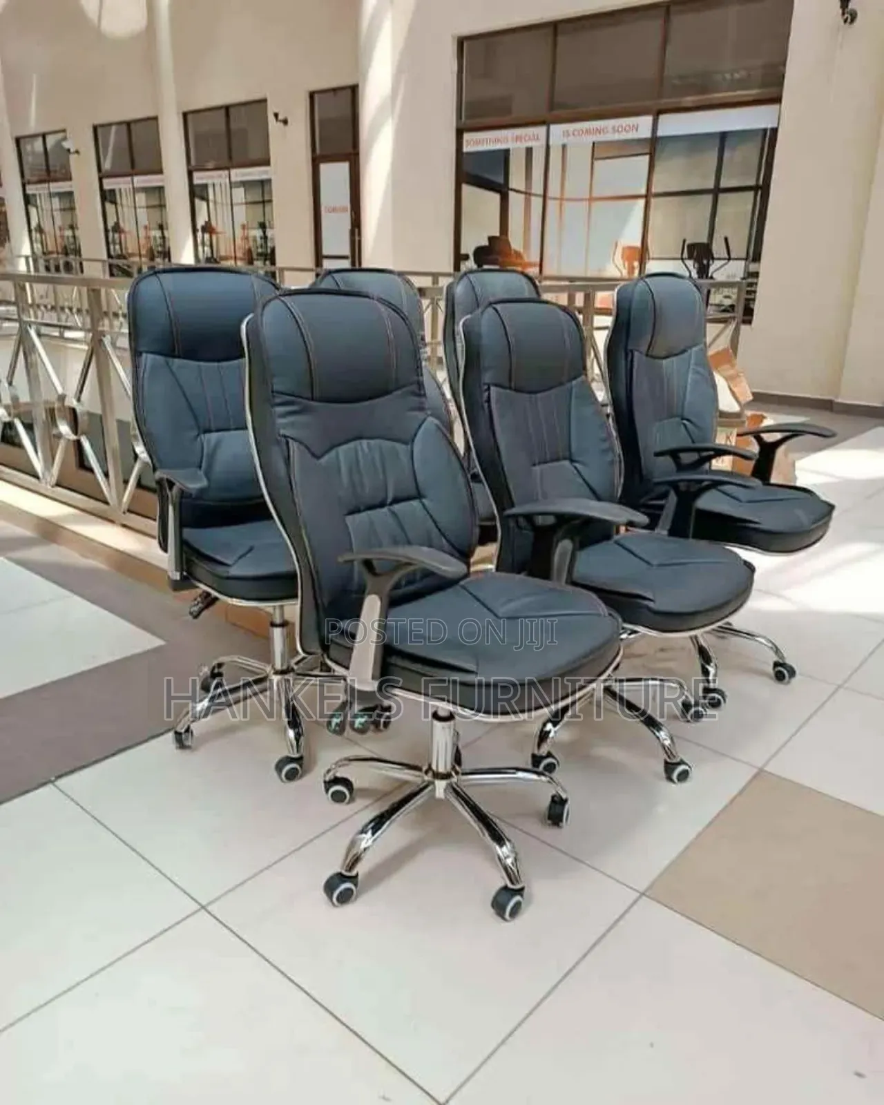 Executive Leather Office Chair – Ultimate Comfort Mobility