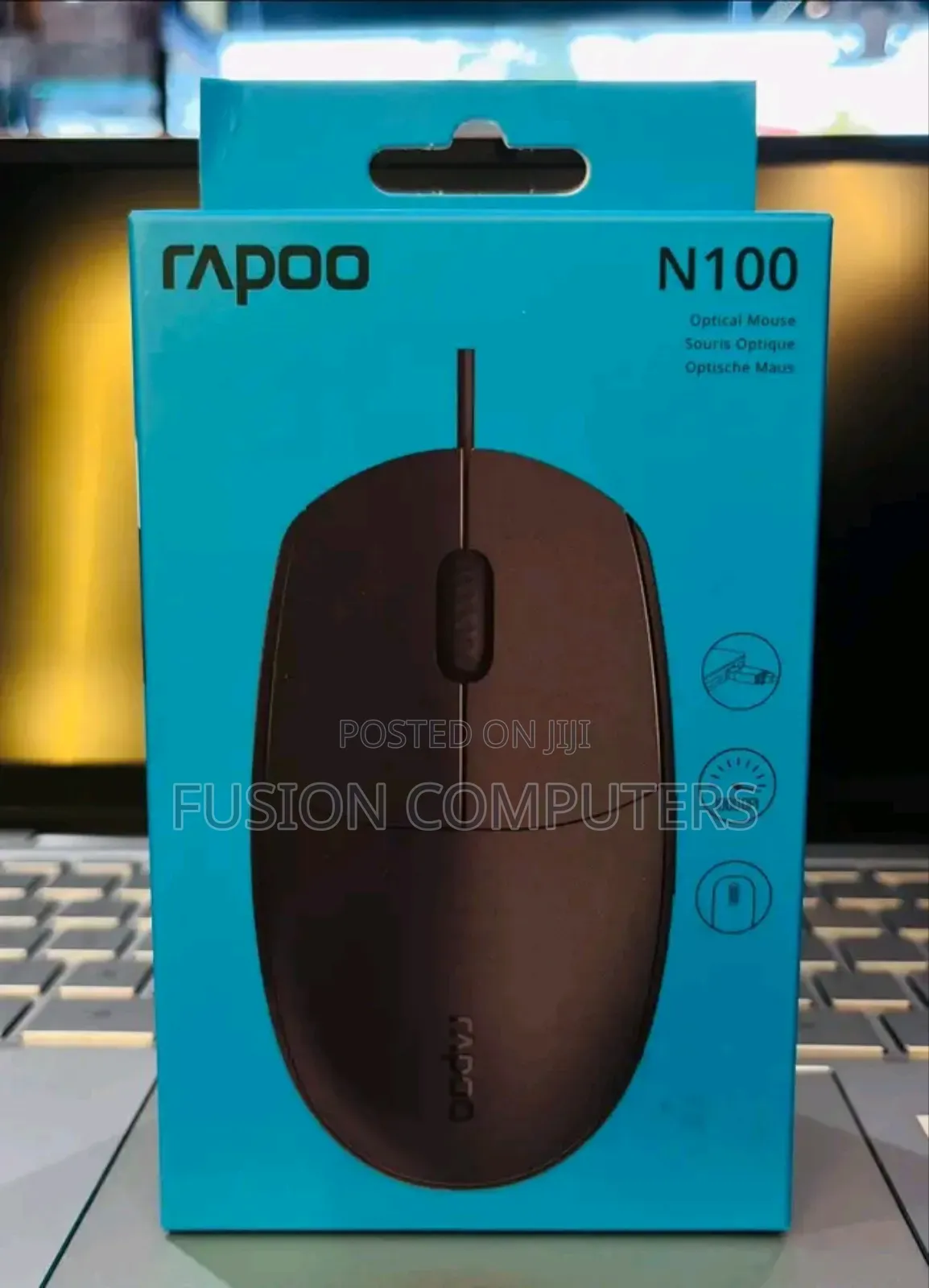Rapoo Optical Mouse N100 – Black