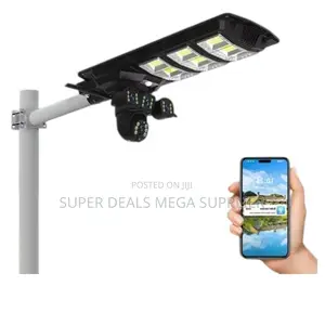 Best Performance 4g PTZ Camera With 450 Watts Solar Street Light