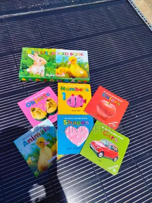 A Set Of 6 Little Board Books With Pictures For Baby Understanding