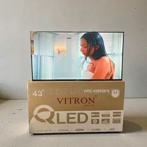 Netflix Youtube Vitron 43 Inch Qled Smart Android Frameless Led Tv