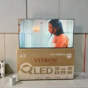 High Definition Display Vitron 43 Inch Qled Smart Frameless Led Tv