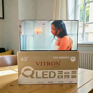 Crisp Picture Clear Sound Vitron 43 Inch Qled Smart Led Tv