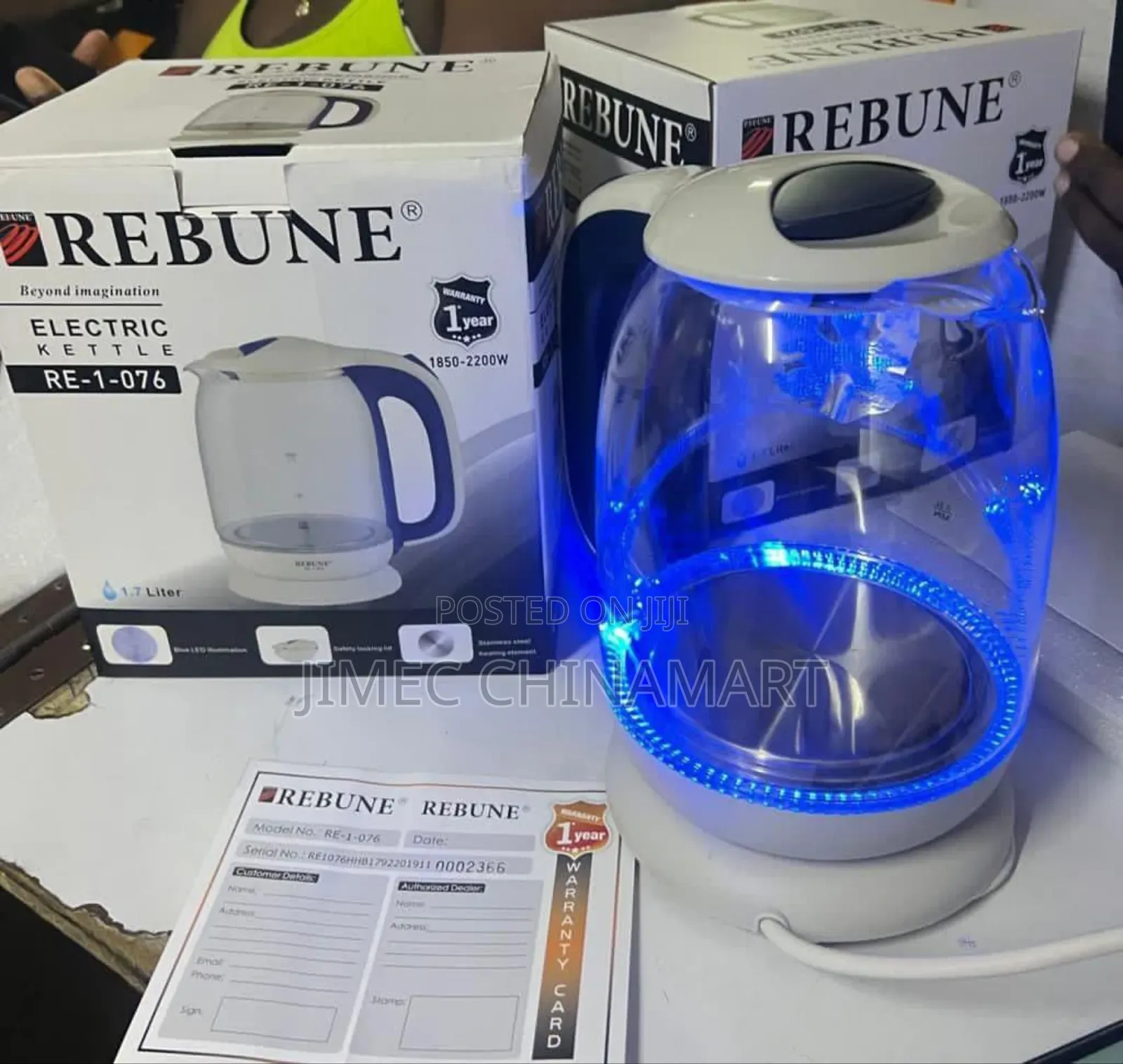 Rebune Glass Kettle