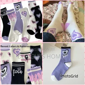 Colorful Heart Socks_ex