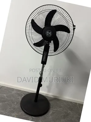 Black 16 Inches Electromate Electromate Standing Fans