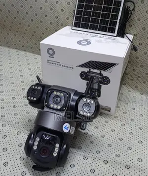 4g Triple Lens Solar CCTV Camera High Quality View