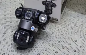 Solar Light V380 Solar CCTV 4g Sim Card Lte Camera With Triple Lens