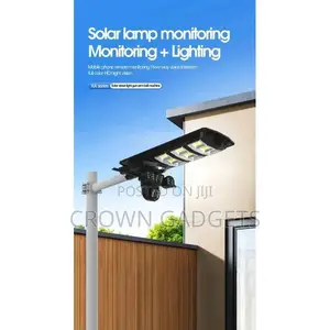 Ai Solar Powered Street Light With Camera Night Vision PTZ