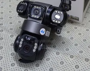4g Triple Lense Solar PTZ Camera High-Resolution Triple