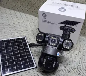 4g 6mp Triple Lens (Three) Solar Powered PTZ Camera 4g CCTV