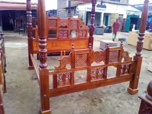 Mahogany Crafted 6*6 Day Beds Swahili