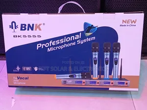 BNK Bk5555 4 Microphones Wireless With 150 Meters Frequency Range