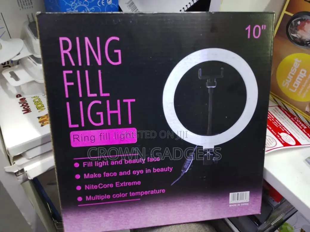 Usb Powered 10” Ring Fill Light for Makeup Live Streaming