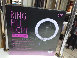 10′′ Ring Fill Light Usb Powered With Phone Holder Stand