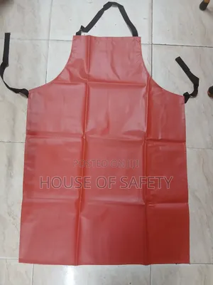 Red PVC Bib Aprons