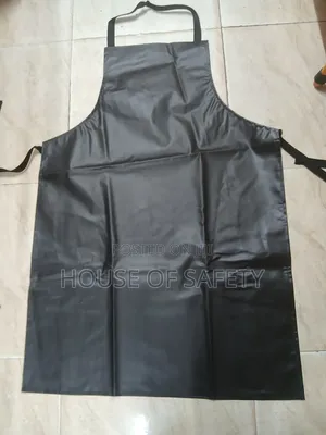 Grease Resistant Black PVC Aprons