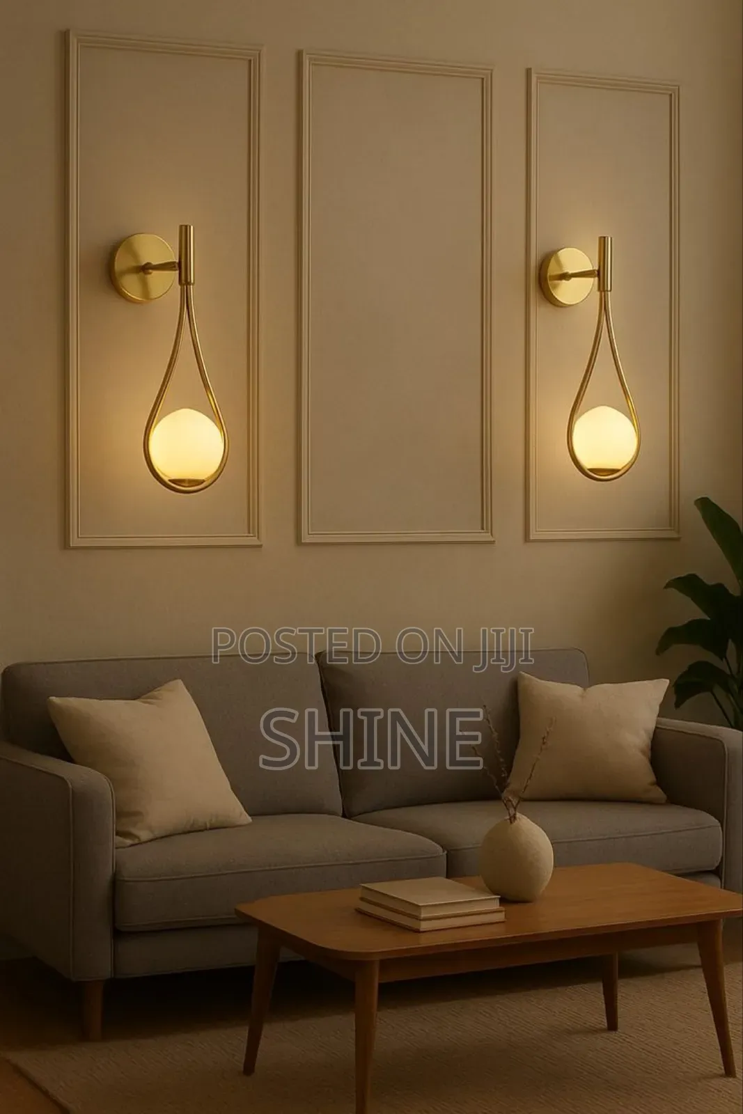 Teardrop Drop Wall Light