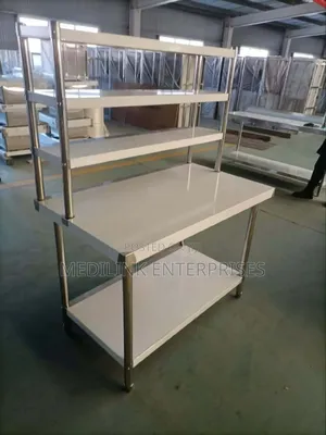 Stainless Combined Working Table and Rack