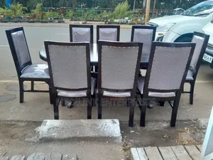 Solid 8-Seater Walnut Creek Dinning Table Set