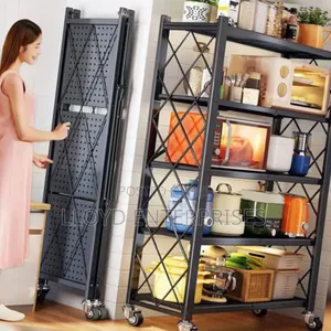 Metallic Carbon Steel Kitchen Rack