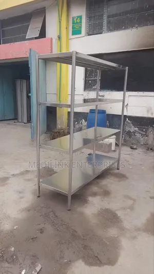 Stainless 4-Tier Dry Storage Racks