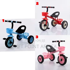Strong Durable Tricycle With Basket  For Kids