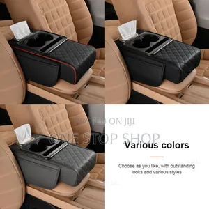Universal Car Armrest Cover Multiple Compartments