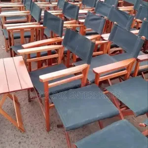 Mahogany Canvas Camping Chairs