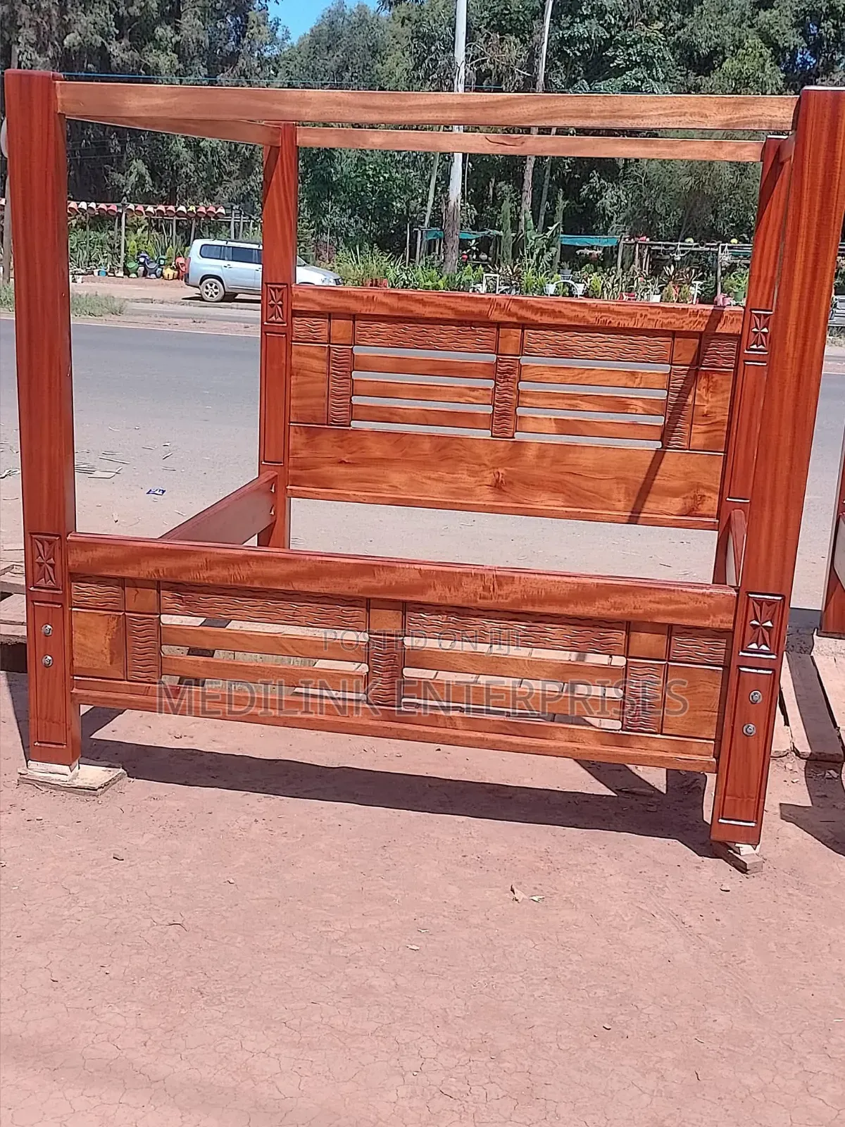 Solid Mahogany 6*6 Beds Poster Beds