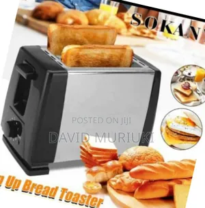 Pop Up Bread Toaster, 2 Slice