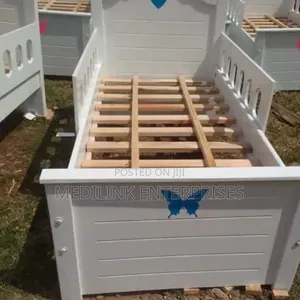 3*6 Mahogany Kids Bed(Whitish)