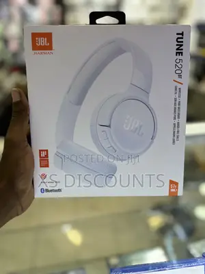 Tune 520 White Bluetooth Headphones