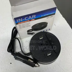 4 Usb Charging Ports 150w Car Power Inverter –Dc 12v to Ac 220v 2 3pin
